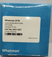 Màng lọc sợi thủy tinh GF/B, 1.0um 37mm, 100 cái/ hộp, MH: 1821-037; Hãng : Whatman