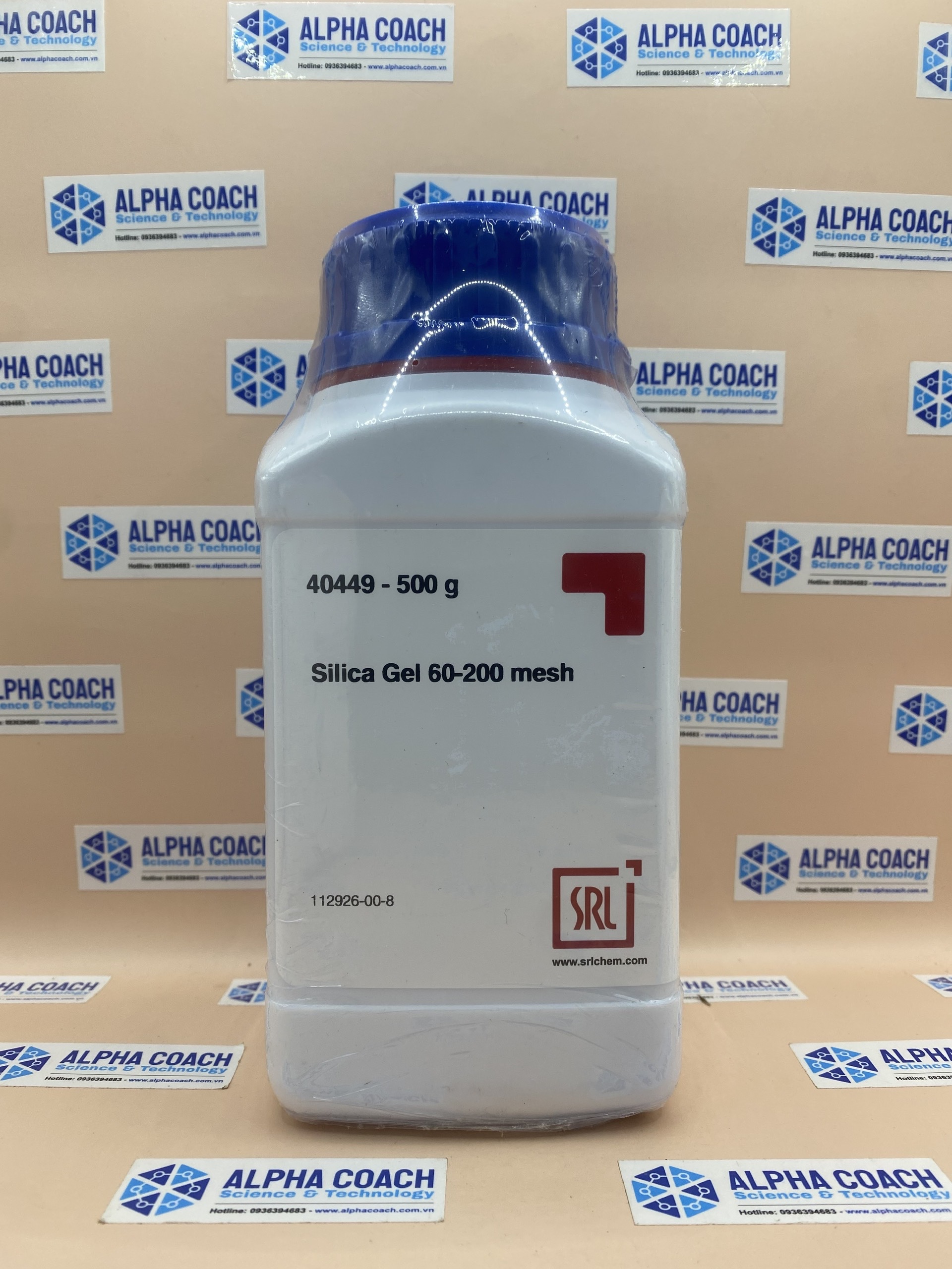 Hoá chất Silica Gel 60-200 mesh, lọ 500g, hãng SRL, Ấn Độ